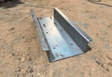 Кронштейн, при изготовлении была использована лазерная резка, и гибка